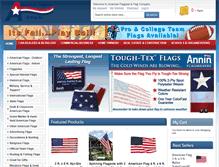 Tablet Screenshot of americanflag.com